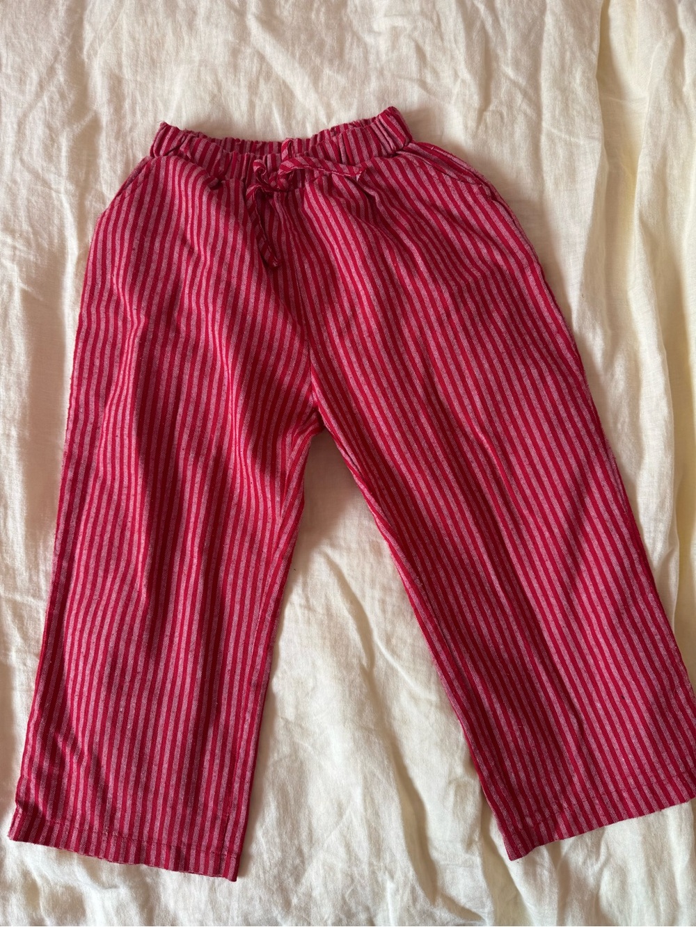 Pigeon Said Please stripe wide leg pants - size 4/5t